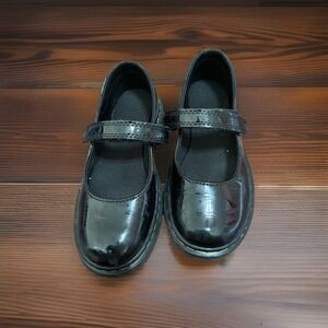 Dr. Martens‎ Shoes Girls Size 13 Maccy Mary Jane Black Patent Leather Round Toe